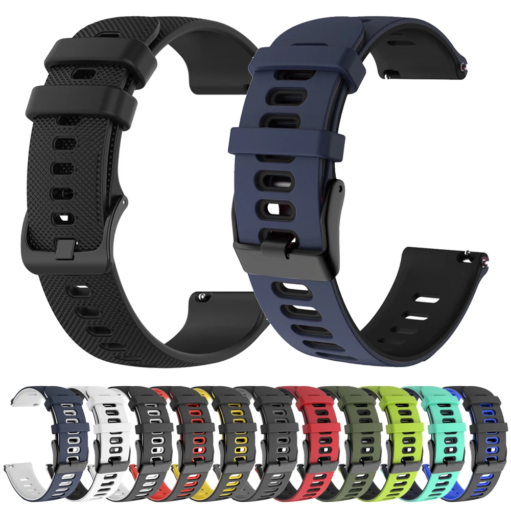 20mm 22mm Silikon band für Garmin Venu 3 Band Vorläufer 265 255 245 165 Musik vivo active 4 Armband für Garmin Venu sq 2 plus