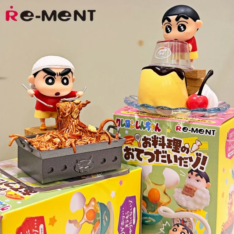 

Original Re-Ment Crayon Shin-Chan Blind Box Helps Make Cooking Series Doll Room Decoration Desktop Ornament Gift Custom Figure