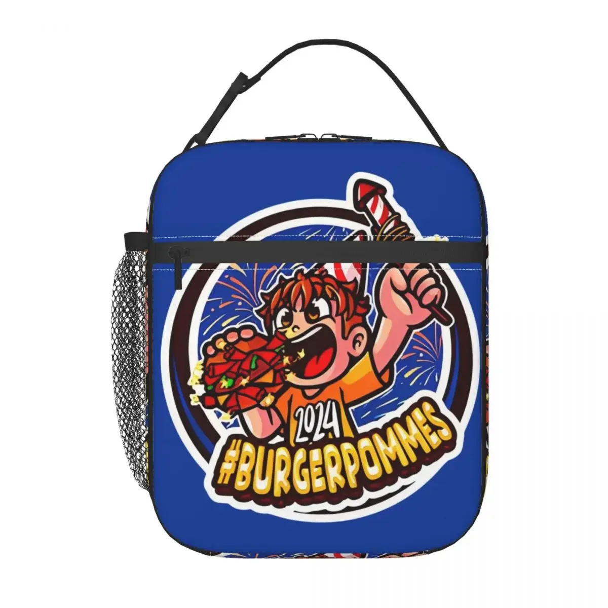 

Burgerpommes ICrimax Y2K Merch 2024 New Songs Food Box Lunch Box Reusable School Work Food Insulation Bag