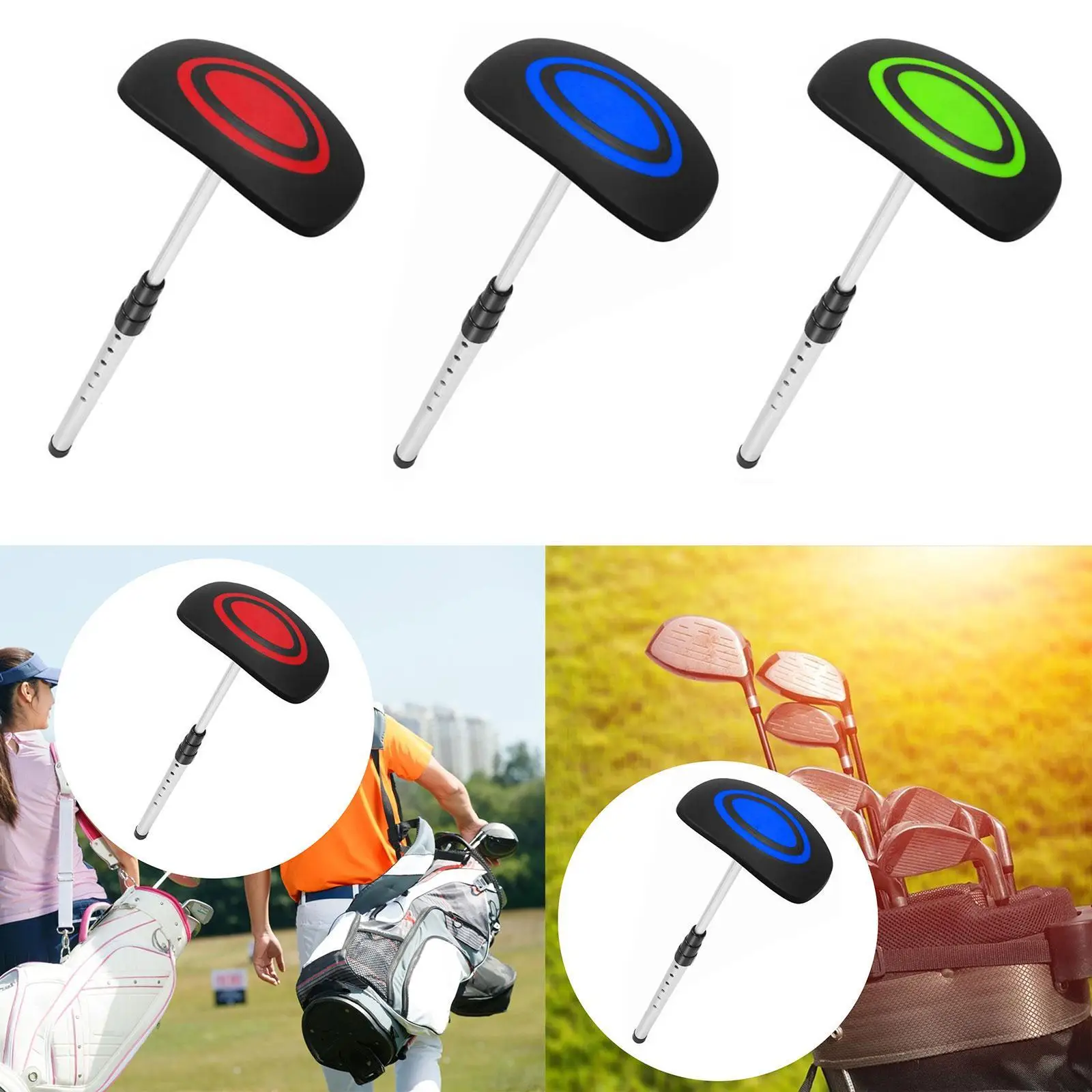 

Portable Golf Club Support Arm Foldable Telescopic Rod Anti Deformation Bar for Golf Bag Airline Cover