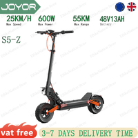 JOYOR S5-Z Electric Scooter: 600W Motor, 48V 13Ah Battery, 55km Range, 10\