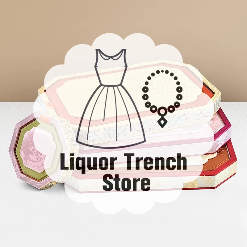 Court-Style Jewelry Storage Tray, Jade And Accessory Display Tray, Bracelet And Necklace Viewing Tray, Jewelry Display Props