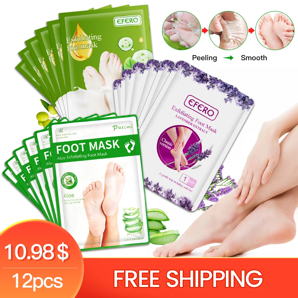 3/6/8 Paar Peeling Füße Maske Peeling Fuß Peeling Maske Socken Pediküre Peeling abgestorbene Haut Entferner Füße Maske Peeling feuchtigkeit spendend