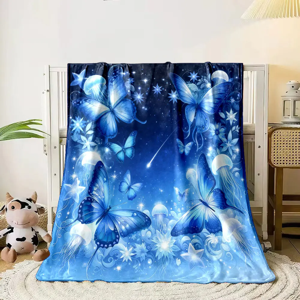 New Product! The Dream Is A Swarm of Butterflies Blanket Home Travel Camping for Adults and Kids Luxury Gifts Multi-Size