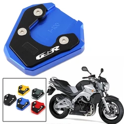 Motorcycle Kickstand Pad For Suzuki GSR 750 2011-2016 Outdoor Parking Soft Ground Anti Dumping Camping CNC Aluminium Accessories
