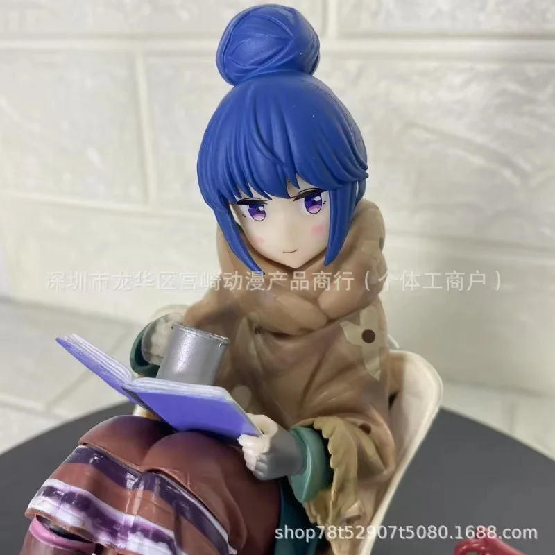 Figurka akcji Shima Rin z animacji kreskówkowej 2D - Piękna dziewczyna, ozdoba, kolekcjonerski model do zabawy, ręcznie robiony model do zabawek i hobby