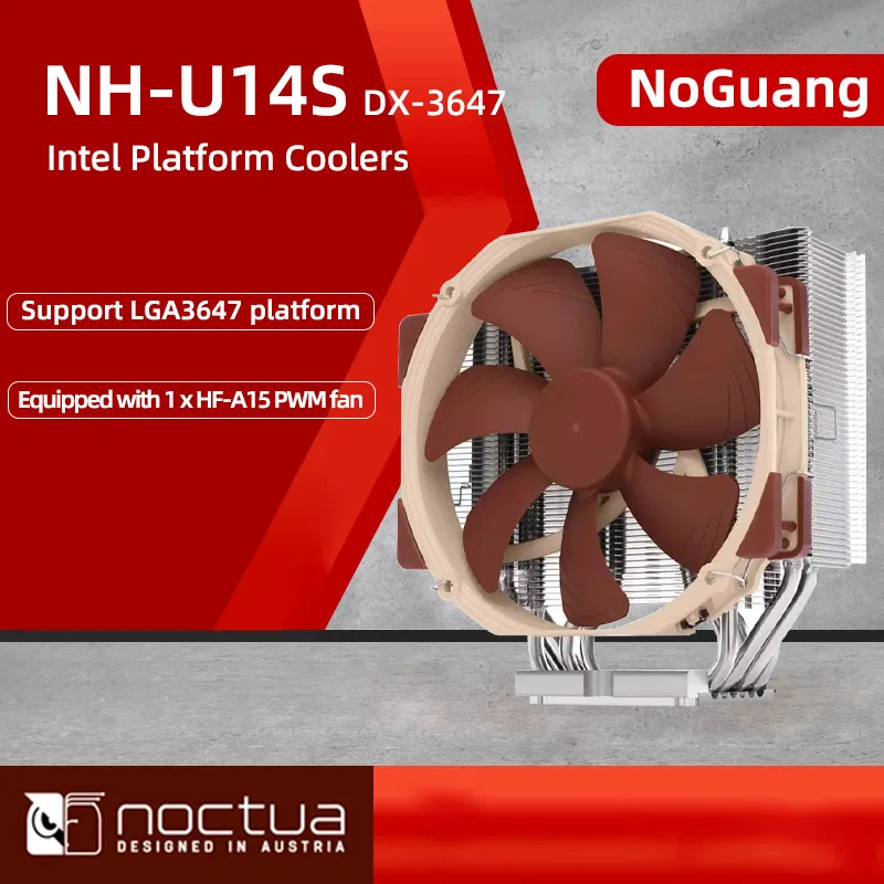 

Noctua NH-U14S DX-3647 CPU case heat sink 140mm Quiet fan Intel LGA 3647 dedicated heat sink