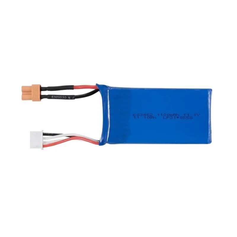 

11.1V 1300mAh Lipo Battery With Charger Sets For x450 RC Airplanes Spare Parts 603462 11.1v Rechargeable Batteries
