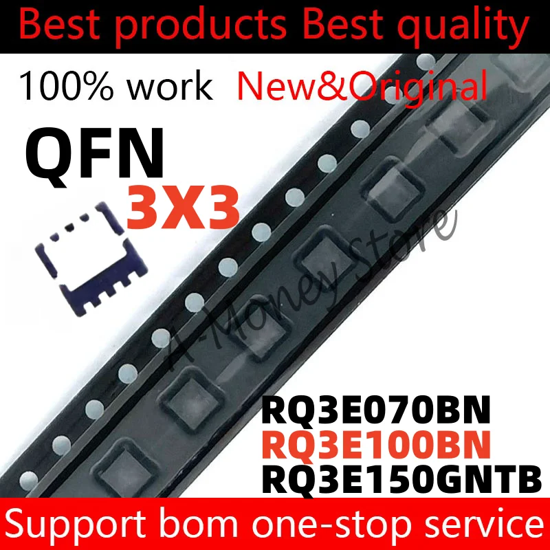 

(5pcs)RQ3E070BN E070BN RQ3E100BN E100BN RQ3E150GNTB RQ3E150GN E150GN QFN-8