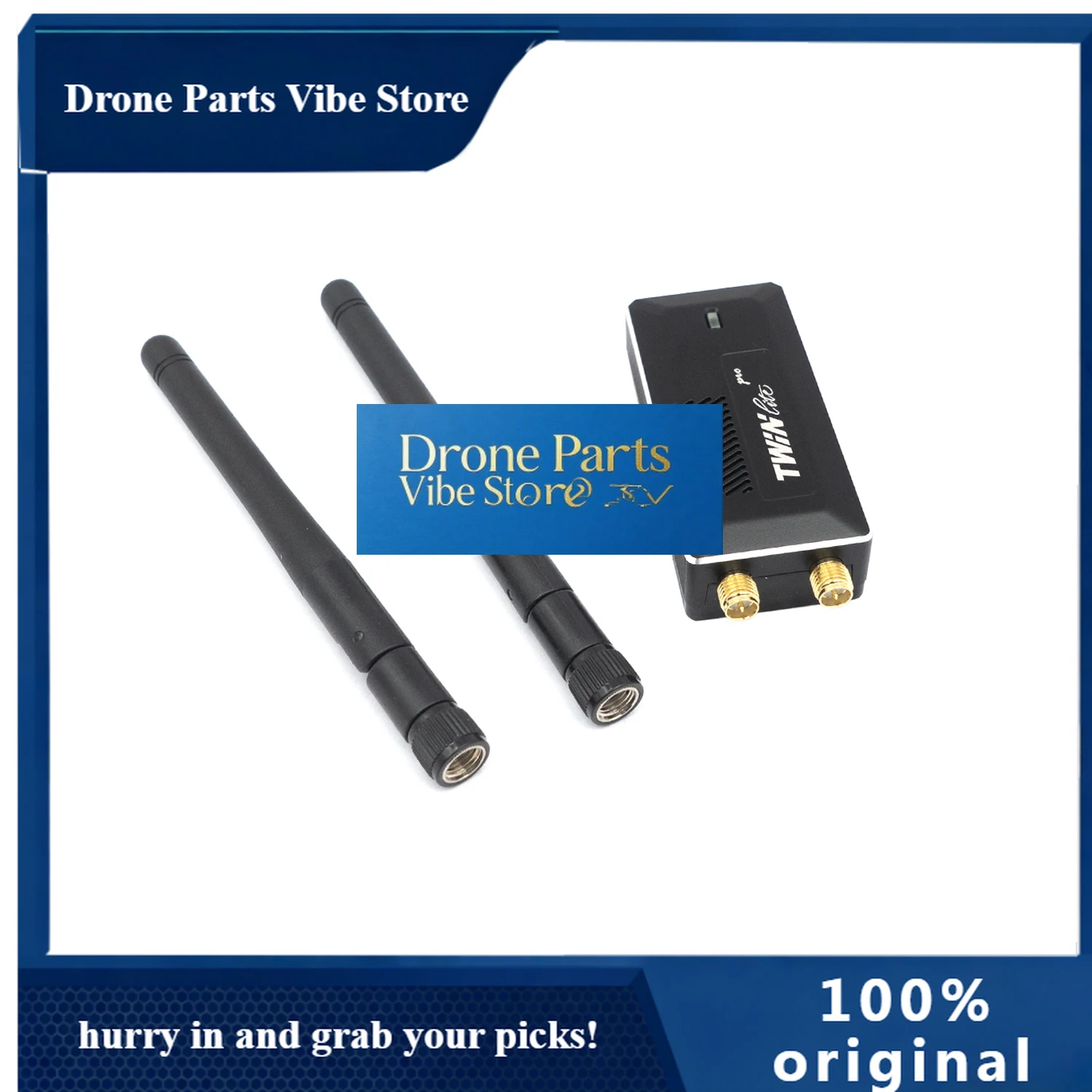 

Drone Parts FrSky TWIN Lite Pro RF Module - High-Speed Digital And Dual-Channel Receiver For RC Models