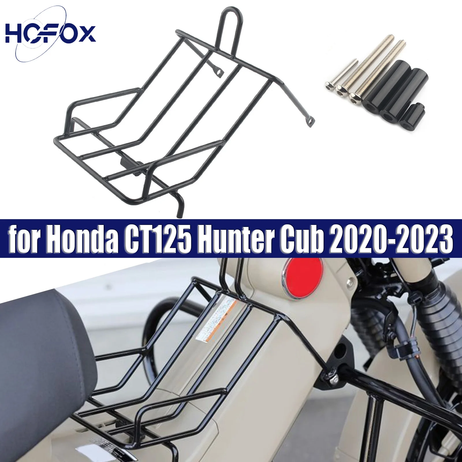 

Для Honda CT125 Hunter Cub 2020-2023 мотоциклетный чемодан со средней полкой, багажник, полка для Trail 125 2021-2023