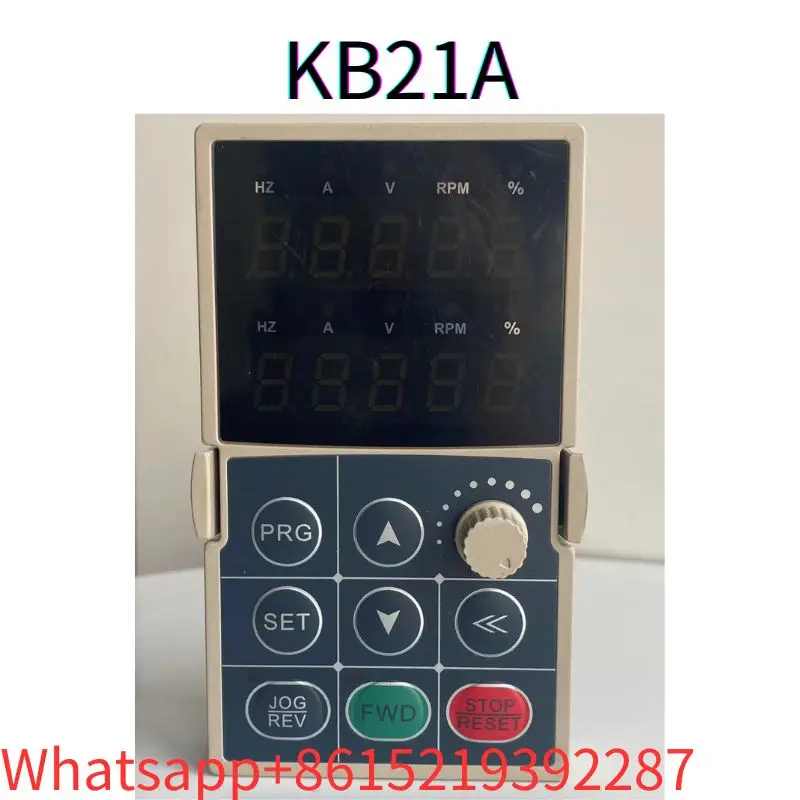 second-hand Original  AC70 frequency converter extension dual display large panel KB21A tested ok