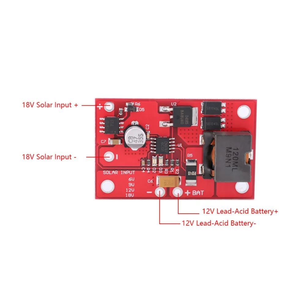 CN3791 MPPT Solar Controller for 12V Lead Acid Battery Trickle Charging Charging Module 3A