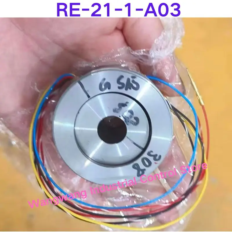 Second-hand test OK ,  Servo encoder RE-21-1-A03 , RE-21-1-A03-VS