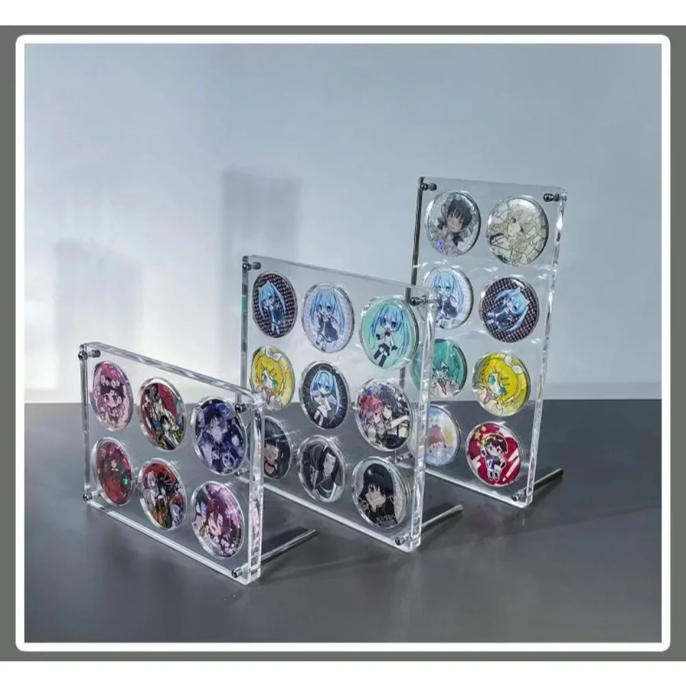 Acrylic Badge Porous Transparent Showing Stand Storage Box Goods Acrylic Display Stand Showing Stand Set Badge Not Included