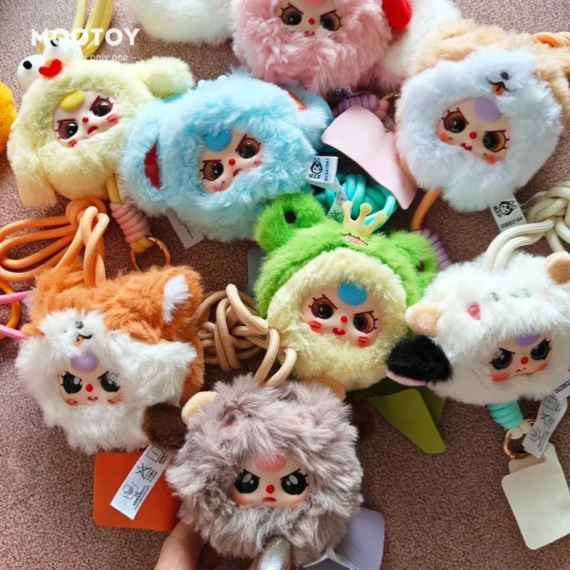 

Spot Genuine Babythree Mobile Phone Lanyard Plush Blind Box Animal Doll Trendy Toy Bag Pendant Cute Doll Birthday Gift