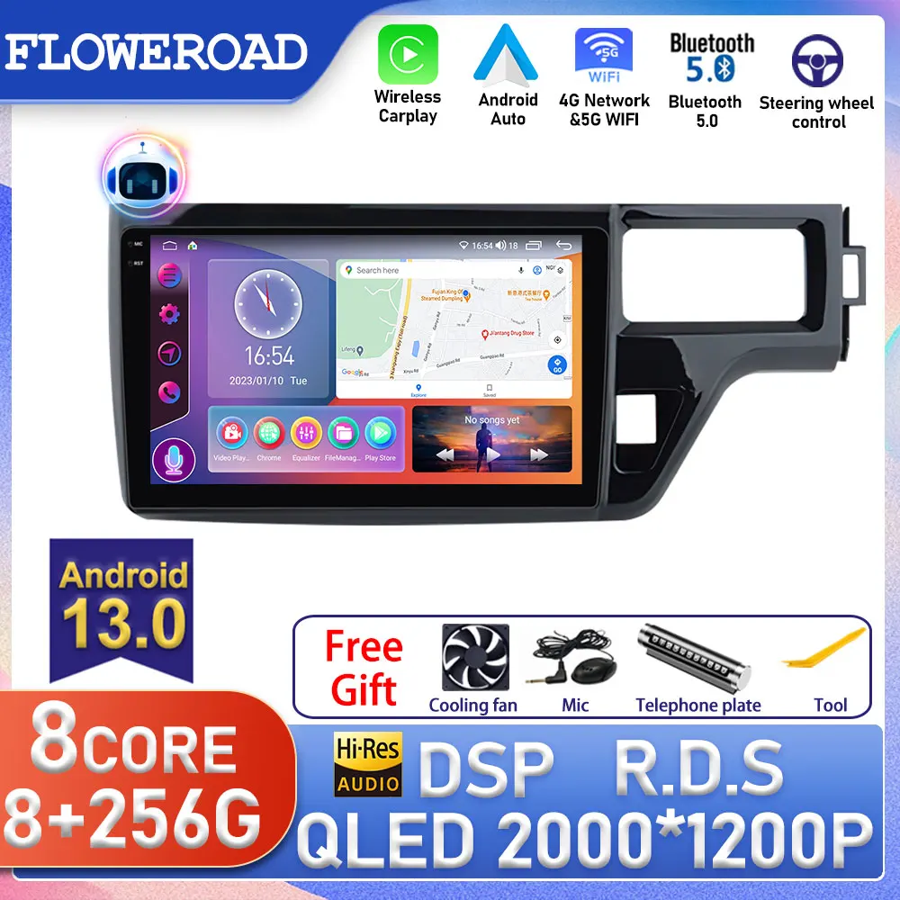 

Android Auto For Honda Stepwgn 5 2015 - 2021 RHD Car Radio Multimedia Headunit QLED System Navigation GPS 2 Din DVD Autoradio