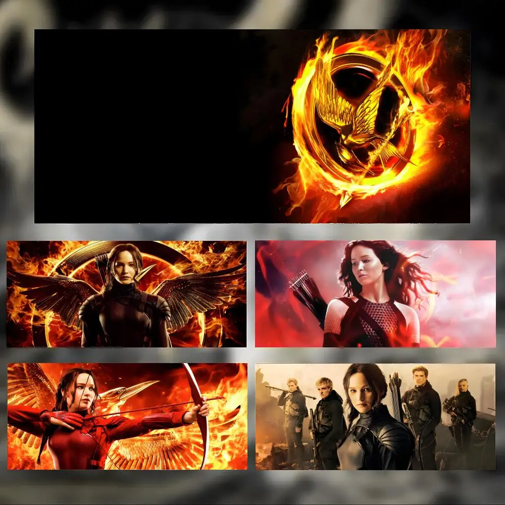 movie dystopian T-The Hunger Games Mouse Pad Large Thick Desk Pad Stitched Edges Gaming Mouse Mat for PC