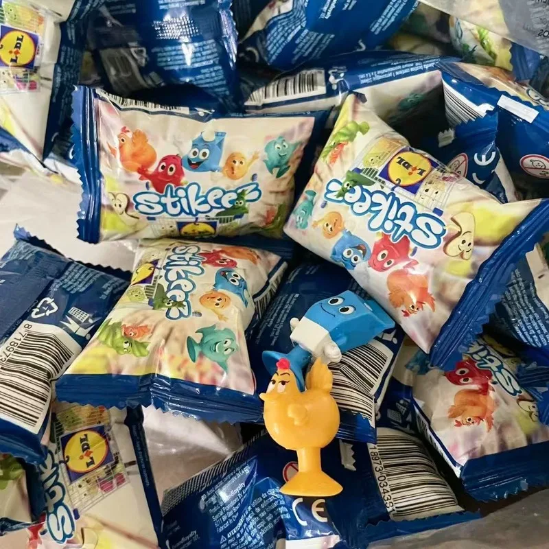 Mini Sucker Elf owoce warzywa chleb lalki śliczne Coles Stikeez Lidl figurki śliczna kolekcja zabawek dla dzieci