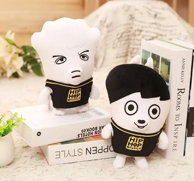 Kpop Creative Ugly Plush Dolls Korea Star SUGA J-HOPE Stuffed Toys Anime Peripheral Sofa Pillow Idol Image Plush Toy Girl Gift