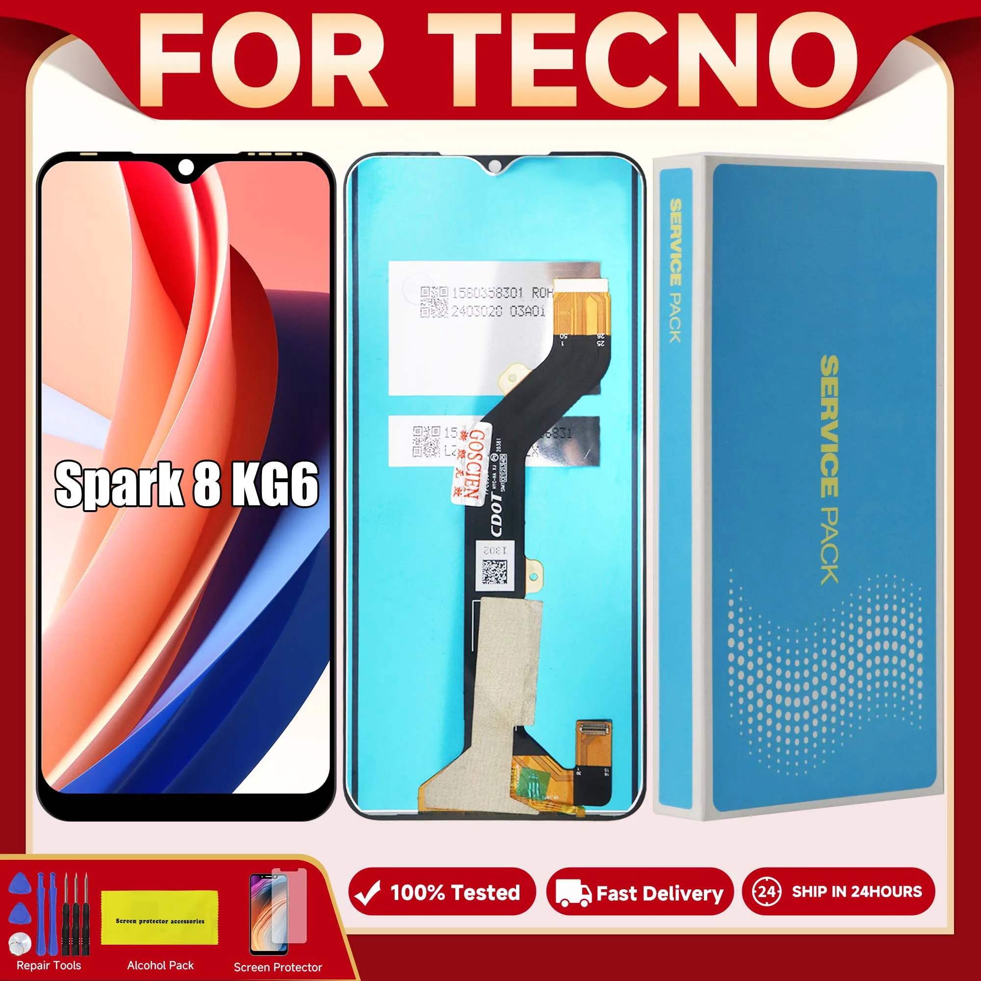 Écran LCD tactile de remplacement 6,52 pouces pour Tecno Spark 8 KG6 Analyse complète et recommandation pratique