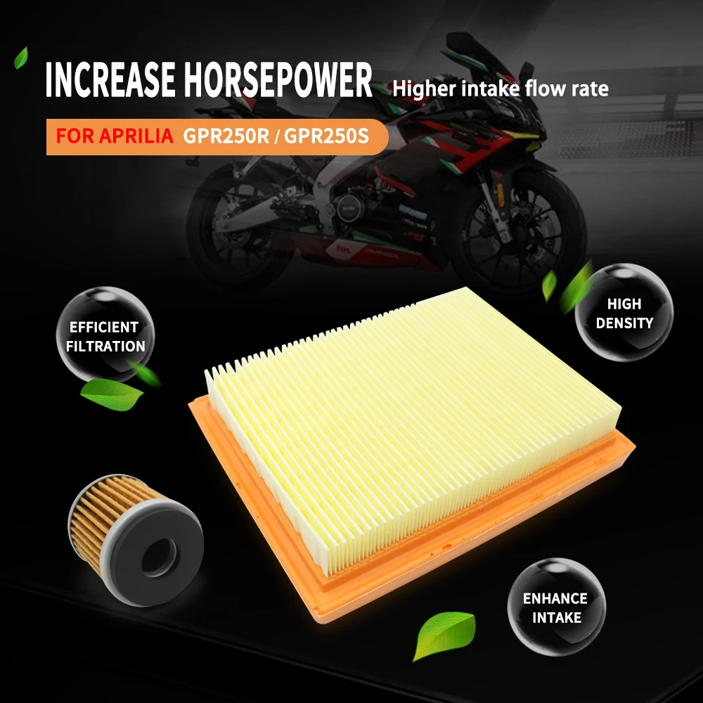 For Aprilia GPR250R APR250 R GPR250 R APR250R GPR APR 250R Accessories Air Filter Intake Cleaner Air Element Cleaner Spare Parts