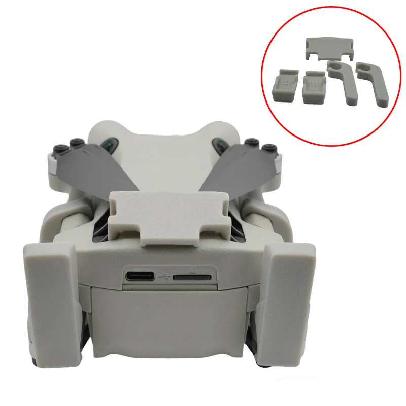 1 ensemble pour Drone DJI MINI4 Pro RC, trépied surélevé, support de protection pour train d'atterrissage, pièces de retenue d'hélice imprimées en 3D