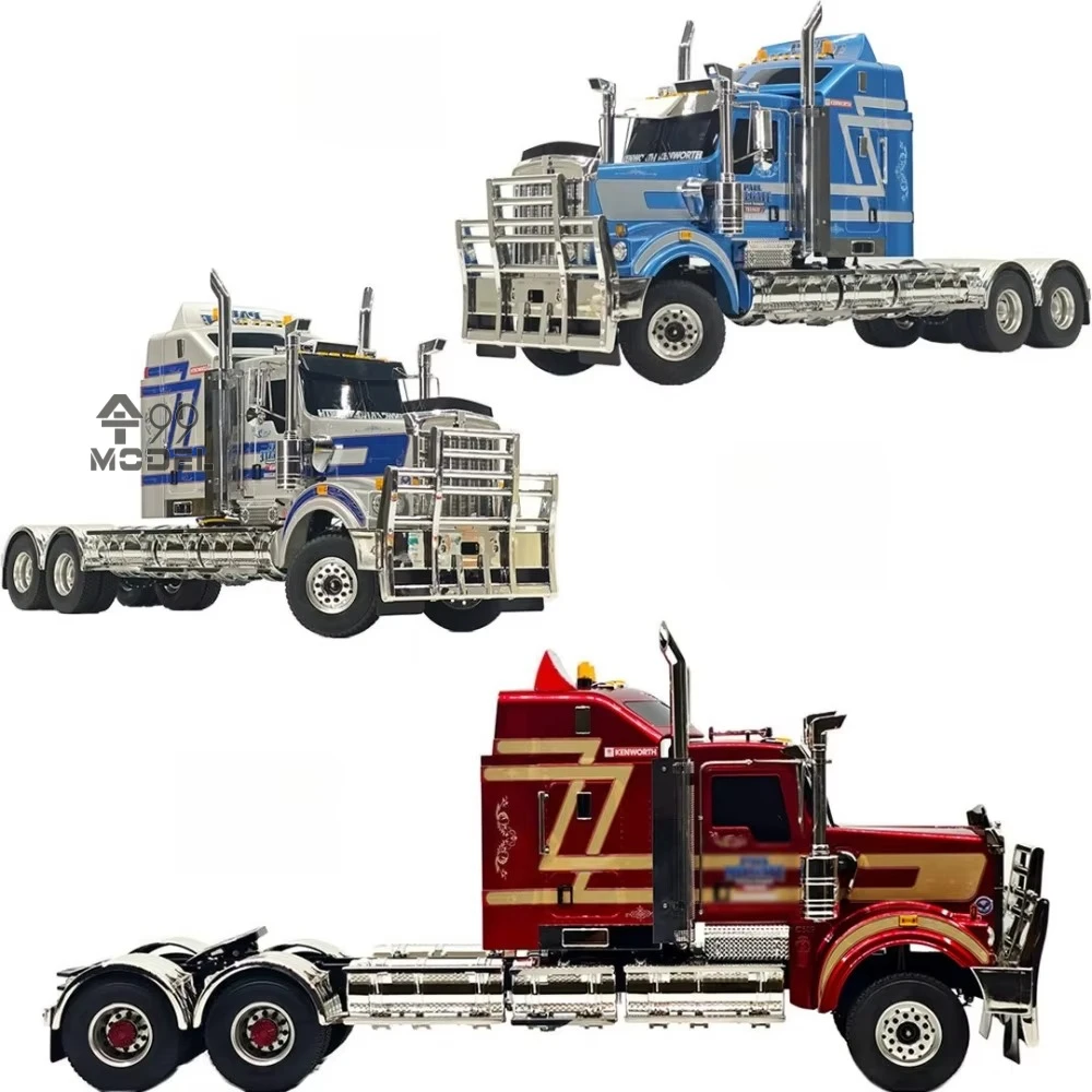 JDMODEL JDM-518 1/14 RC Tractor Truck 6x4 Heavy Duty Chrome High Simulation Long Haul Semi Truck Model RC Car Toy