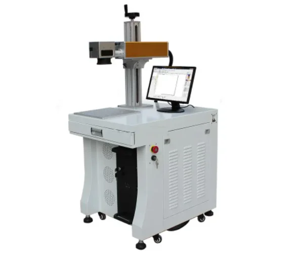 Deep Color Fiber Laser Marking Machine Engraving Portable Desktop Cnc Engraving Machine For Metal20w 30w 50w 100w