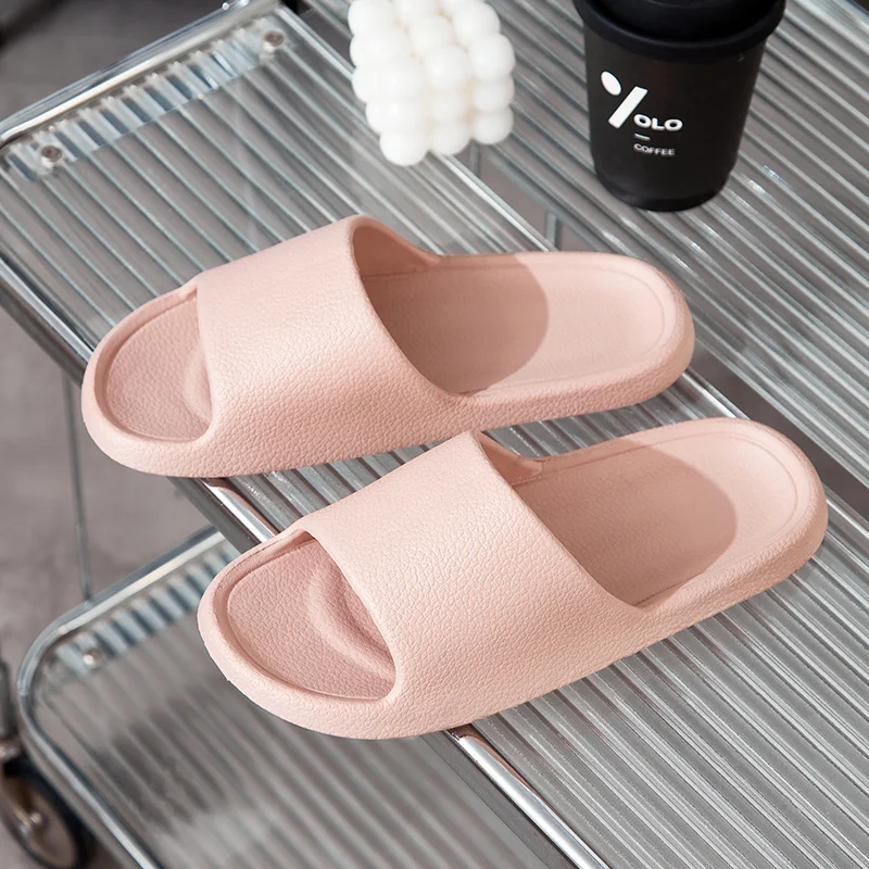 Fashion Women Slippers Summer Flat Lightweight EVA Home Bathroom Slippers Comfort Massage Couples Indoor Slides Shower Shoes