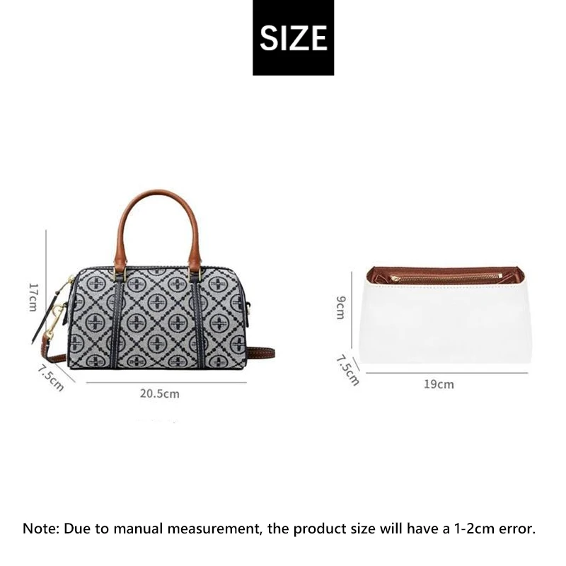 EverToner Dupont Paper Insert Organizer Travel Portable Storage Liner For T-B Boston Hobo Bag Support Shaper DIY Accessories
