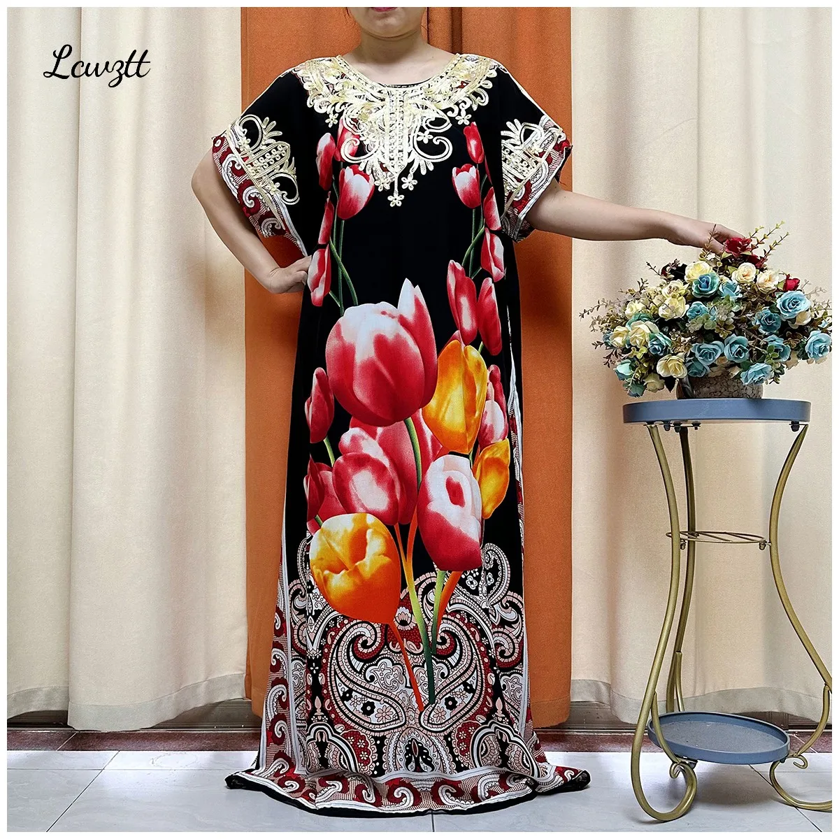 2024 Latest Hot Sale African Dress For Women Muslim Abaya Dubai Turkey Muslim Fashion Hijab Cotta Dress American Islam Clothing