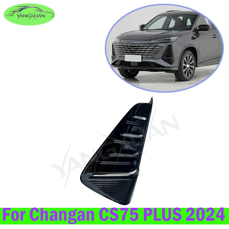 Front Bumper Foglamp Grille Trim Shade Headlight Cover For Changan CS75 PLUS 2024 Fog Light Frame Cover