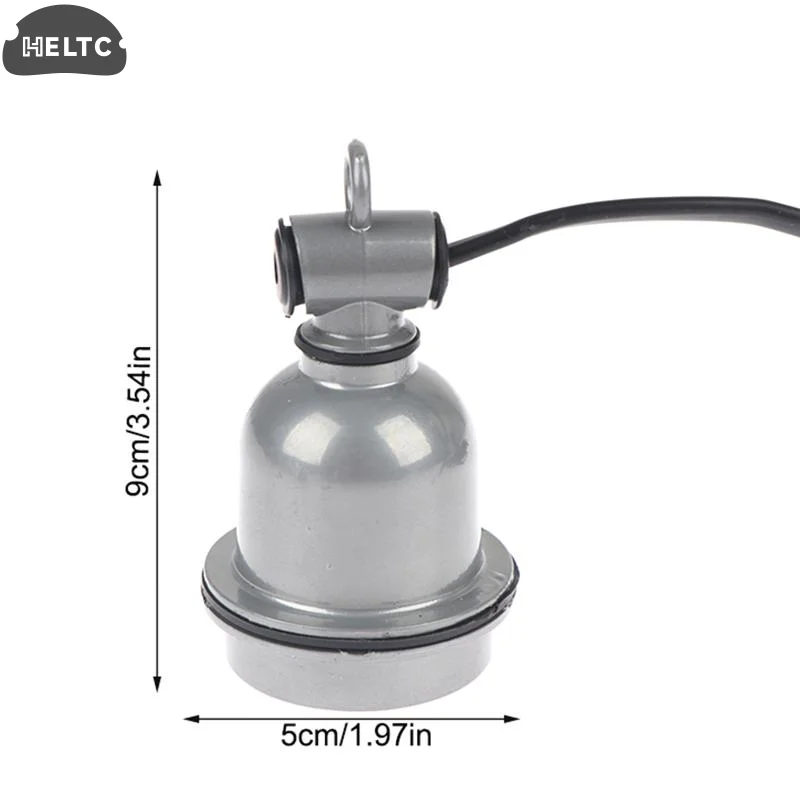E27 Crawling Pet Heating Lamp Holder Power Cord Control Switch Piglet Chicken Brooder Heating Spiral Light Socket