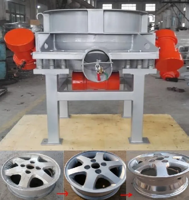 Huge Capacity Automatic Aluminum Wheels Vibration Polishing Machine/vibratory Tumbler Polisher