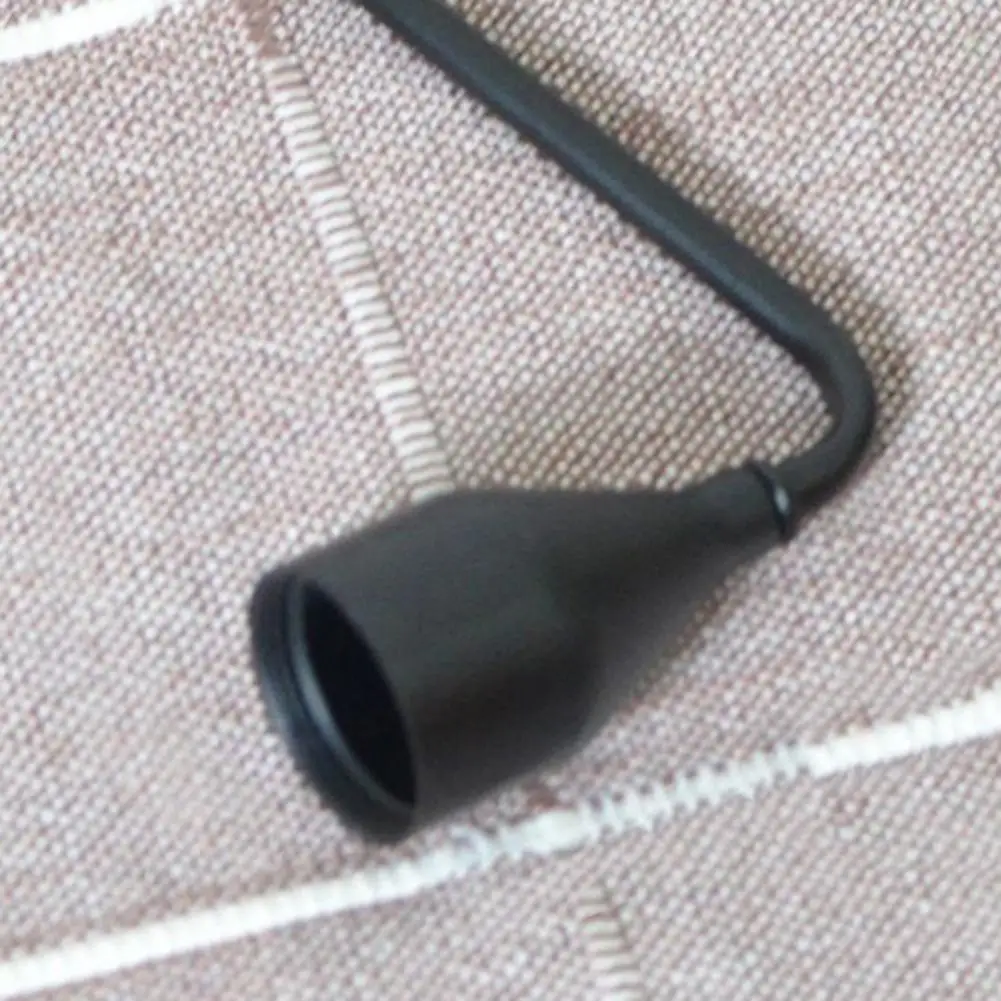 Roestvrijstalen kaarsendover Metalen kaarsblusser Lange steel Roestvrijstalen theelichtdover Vlam uittrekbare stop