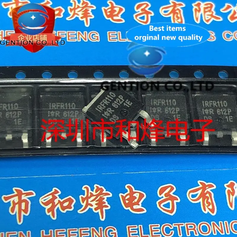 

10 шт. IRFR110 FR110 TO-252 100 В 4,3 А в розетке 100% новый и оригинальный