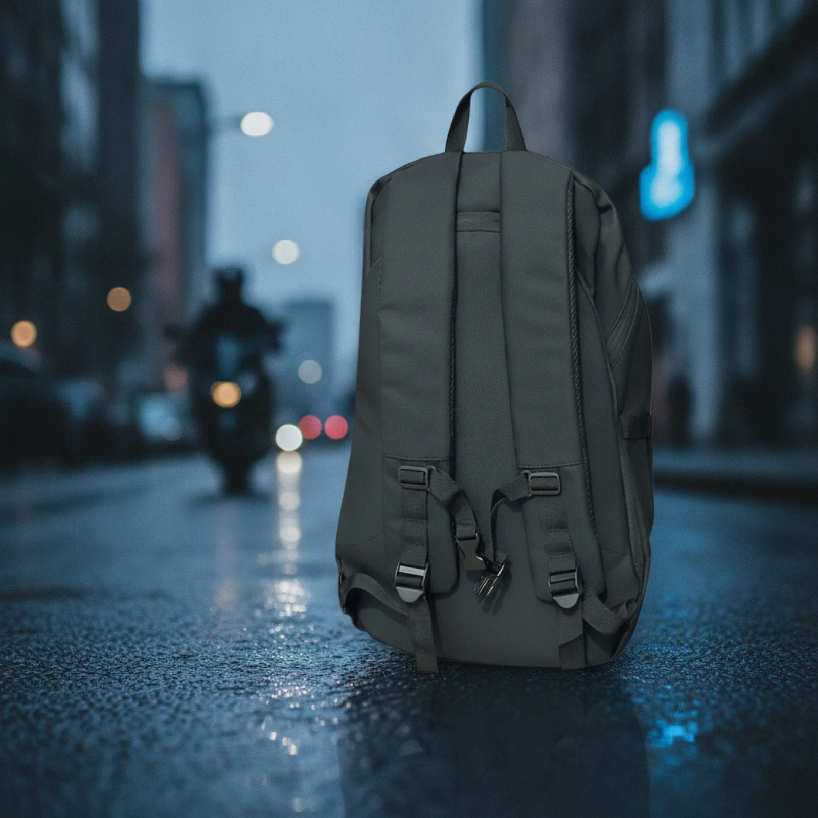 Motorcycle Backpack with Helmet Holder Sturdy Motorcycle Helmet Backpack Heavy-Duty for Commuters, Daily Commute