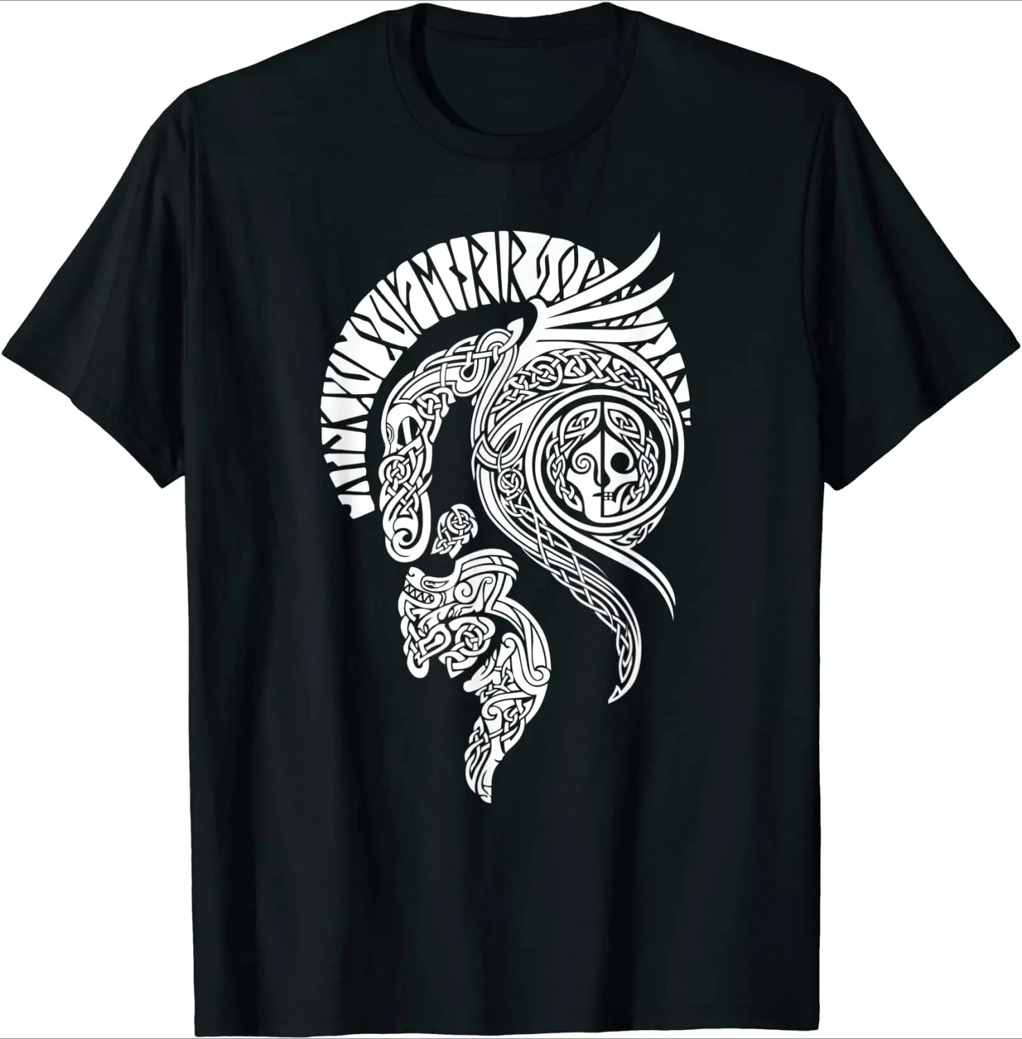 Norse Mythology God Loki  Runes T Shirt. New 100% Cotton Short Sleeve O-Neck T-shirt Casual Mens Top Size S-3XL