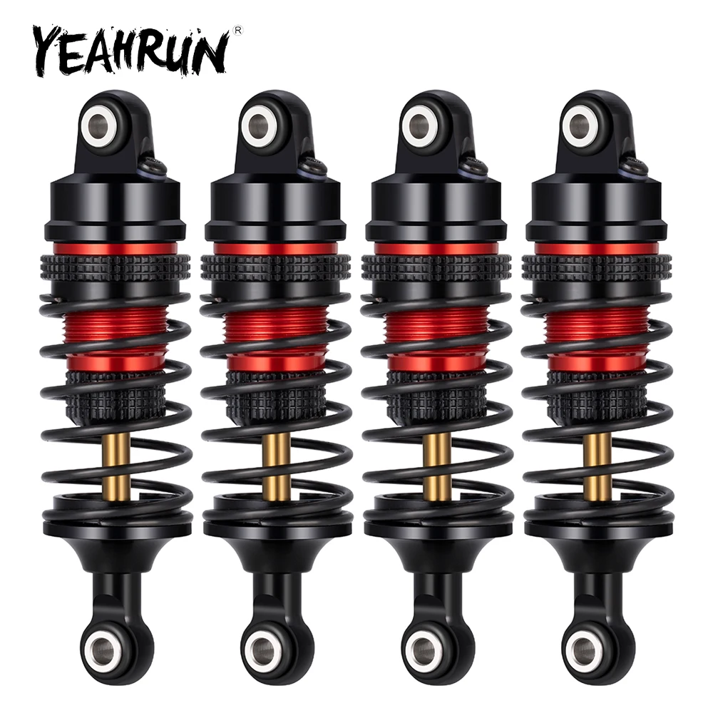 YEAHRUN 4Pcs Alu Alloy Shock Absorber Damper for Traxxas Mini Slash 4X4 Mini Rally VXL Ford RS200 1/16 RC Car Upgrade Parts
