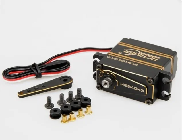 

RCTimer aluminum Magnetic Encoder Brushless Servo 45KG HBS45 Fast Response for 1/8 1/10 Rock Crawler Car Robot Traxxas Scx10
