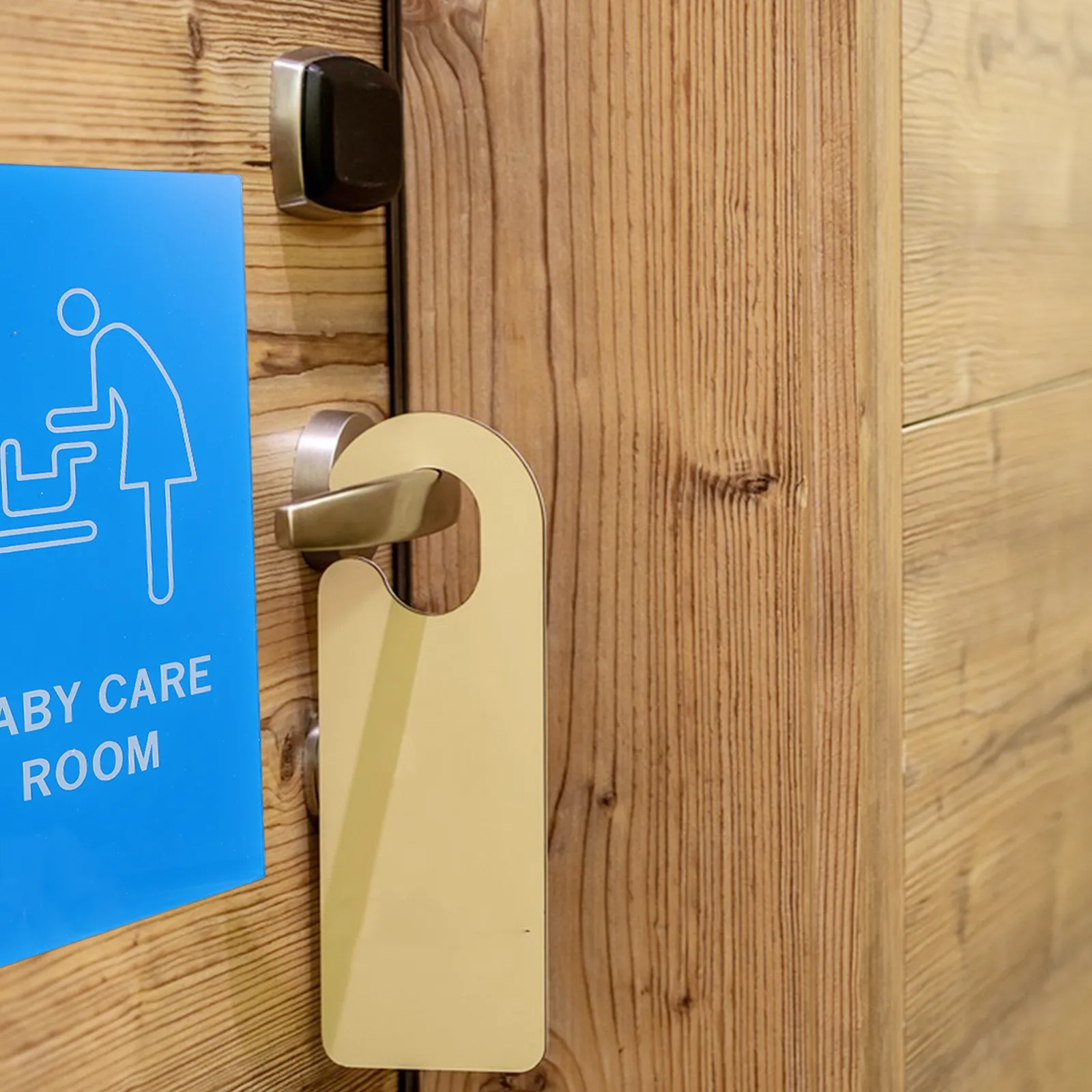 

Baby Care Room Sign Acrylic Mother Infant Room Identification Plate Easy Adhesive Baby Changing Area Guiding Sign for Hotel
