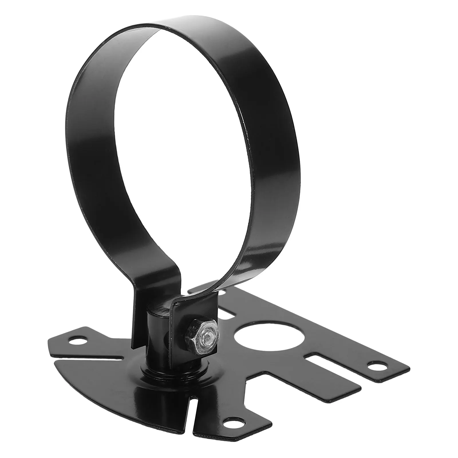 

52mm Iron Gauge Holder Car Exterior Interior Meter Mount Adjustable Angle Dashboard Bracket Black Single HoleBracket