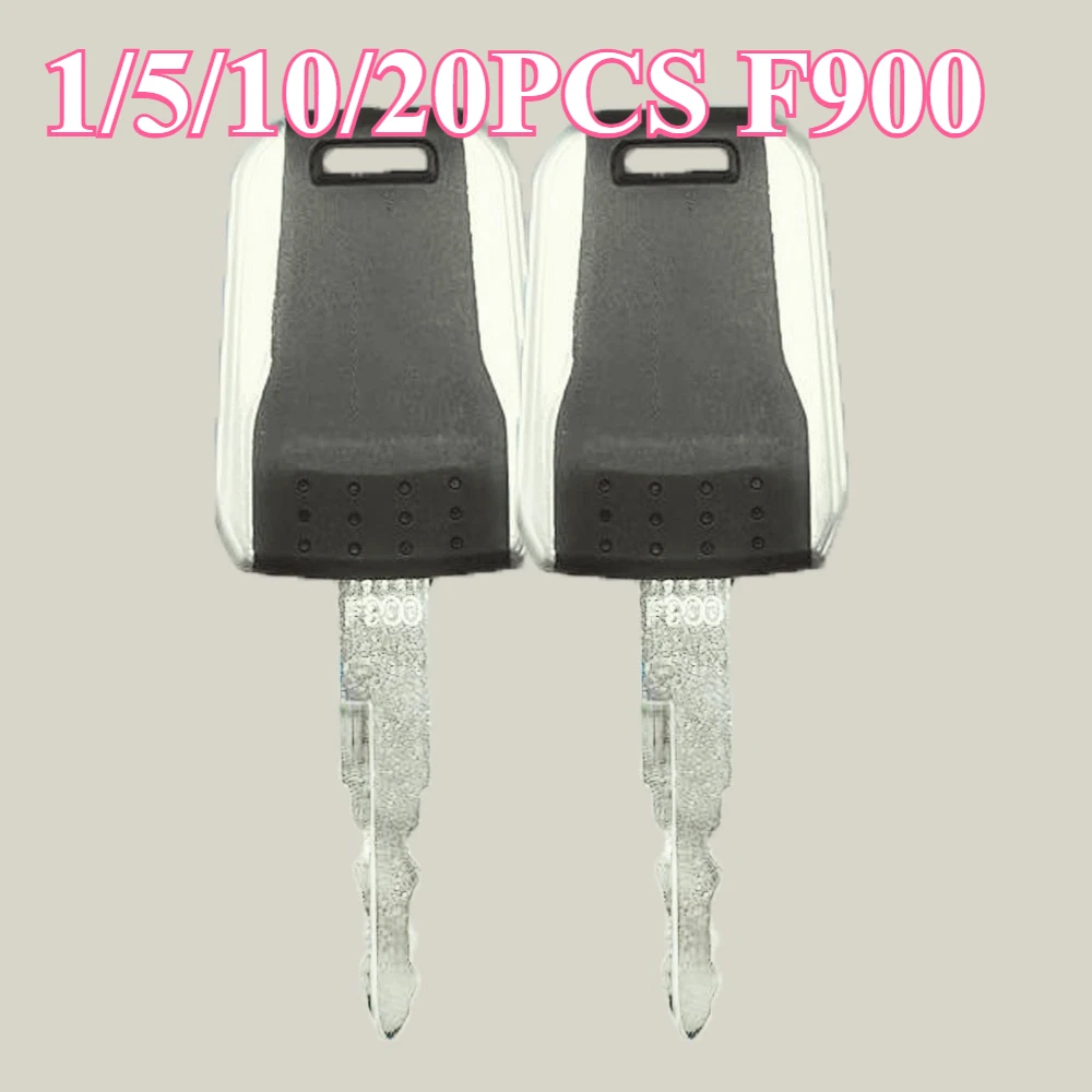 For 1/5/10/20PCSC F900 Key Excavator Heavy Equipment Ignition Start Switch Door Lock Fit E80 DX DH