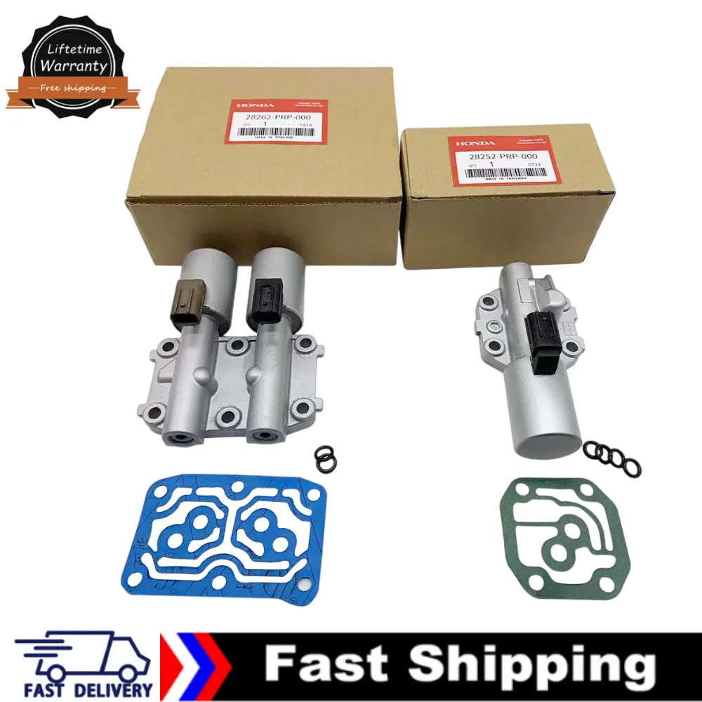 

1set Transmission Solenoid Pair for Honda Accord Acura 28260-PRP-014/28250-RPC-003 Engine Car Accessories Parts Replacement