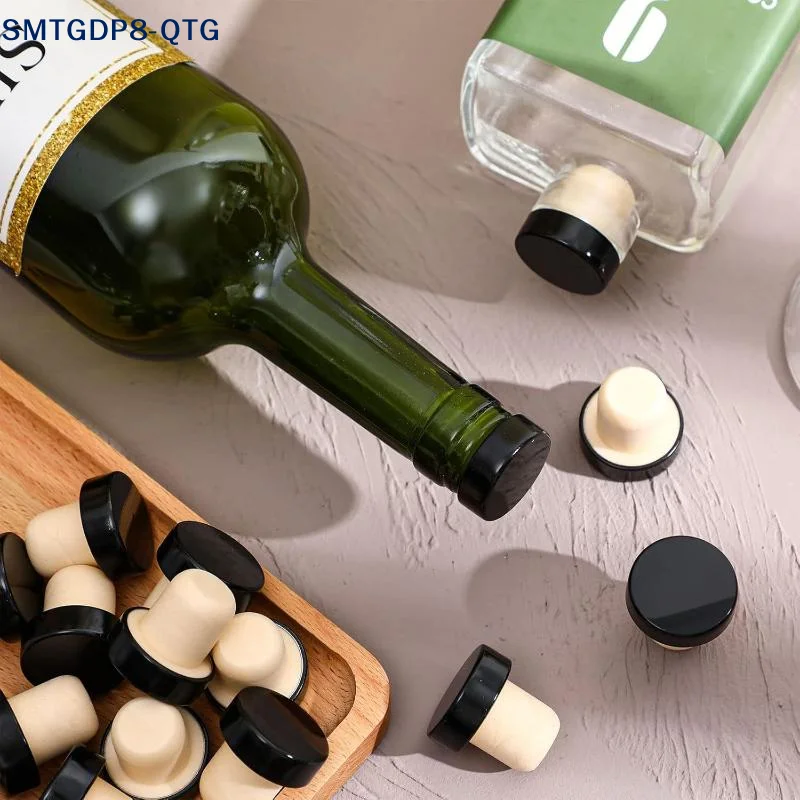 Hot 10Pcs Wine Bottle Cork Stopper T Shaped Wine Stopper Tasting Cork Replacement Reusable Cork Glass Beer Bottle Sealing