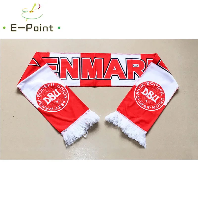 120*17 cm Size Denmark Scarf for Fans Double-faced Printed NA007