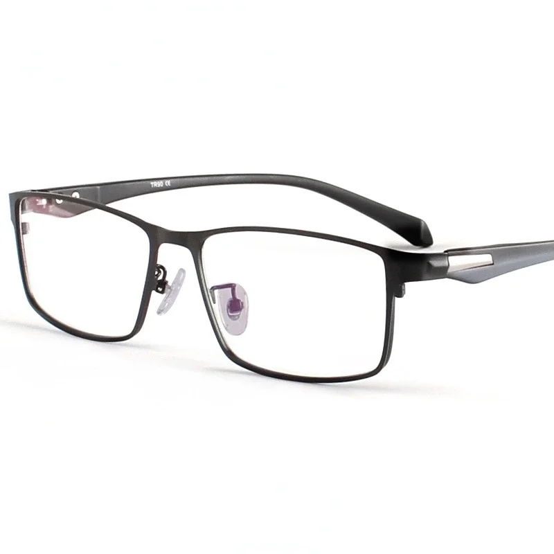 

56-18-138 Large Frame Metal Steel Plate Glasses Frame Men's Metal Full-Frame Myopia Glasses Prescription Full Frame