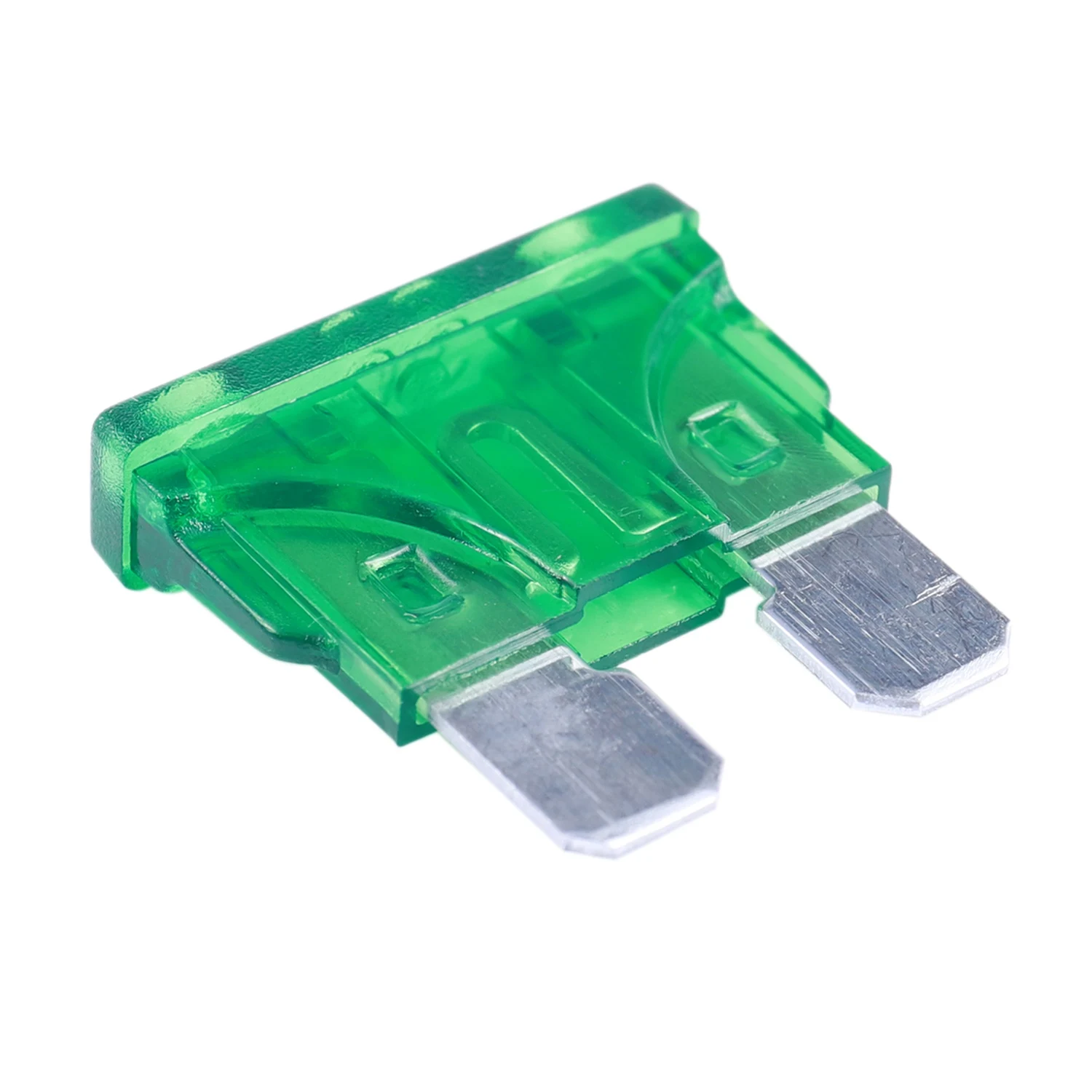 B13C سيارة سيارة 30A 30Amp الجسم الأخضر اثنين الشق شفرة ATC فيوز 30 قطعة