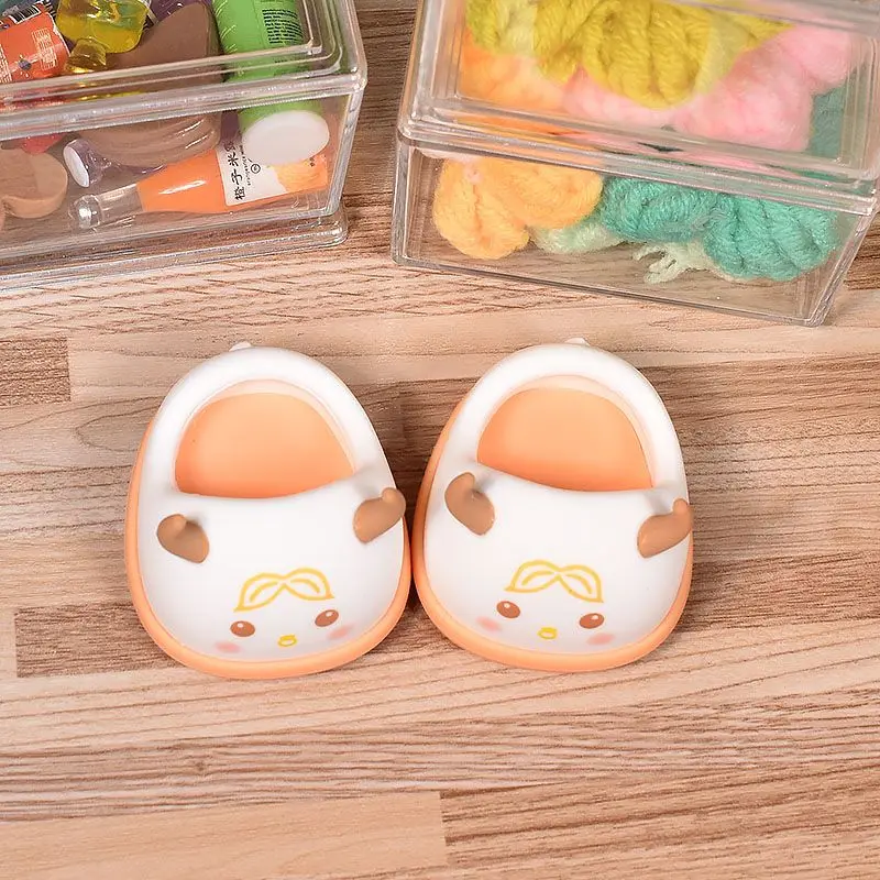 Cute 20cm/15cm Cotton Doll Shoes Soft Rubber Sneakers for Plush Doll, Standing Animal Style Shoes, No Attribute Doll Accessories